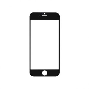 iPhone 7 Glass - Svart