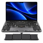 MacBook Pro 16 (2023) M3 Pro Max A2991 – Batteribytte