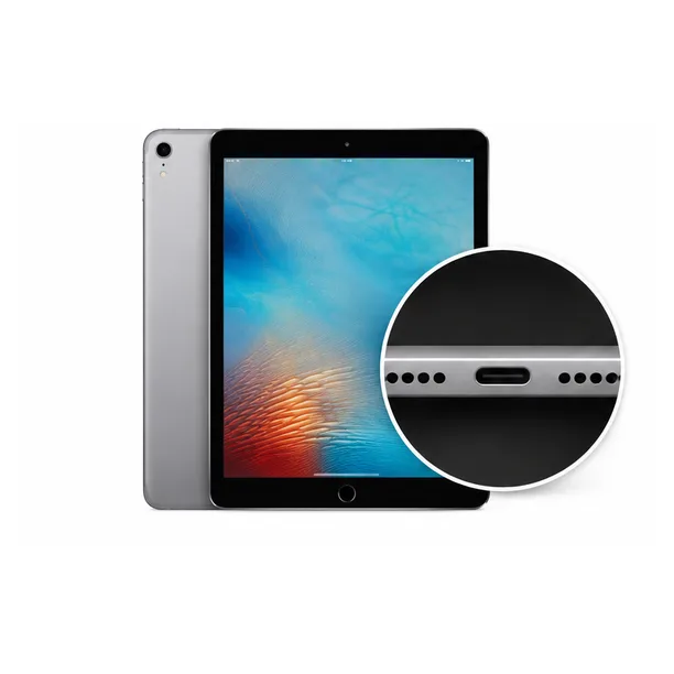iPad Pro 9.7 (2016) – Ladeport Reparasjon iPad Pro 9.7 (2016) – Ladeport Reparasjon